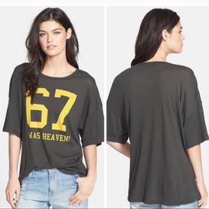 WILDFOX “67 was heaven” top, XS light grey